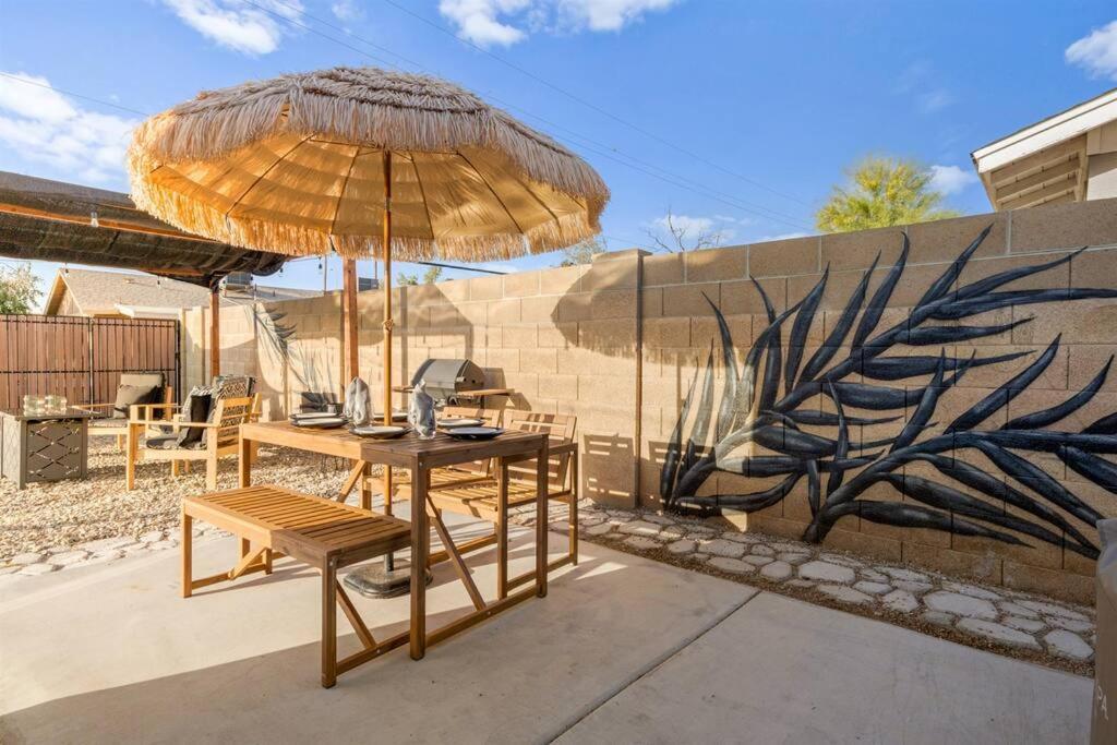 Modern Tempe Home With Heated Pool, Asu Bagian luar foto